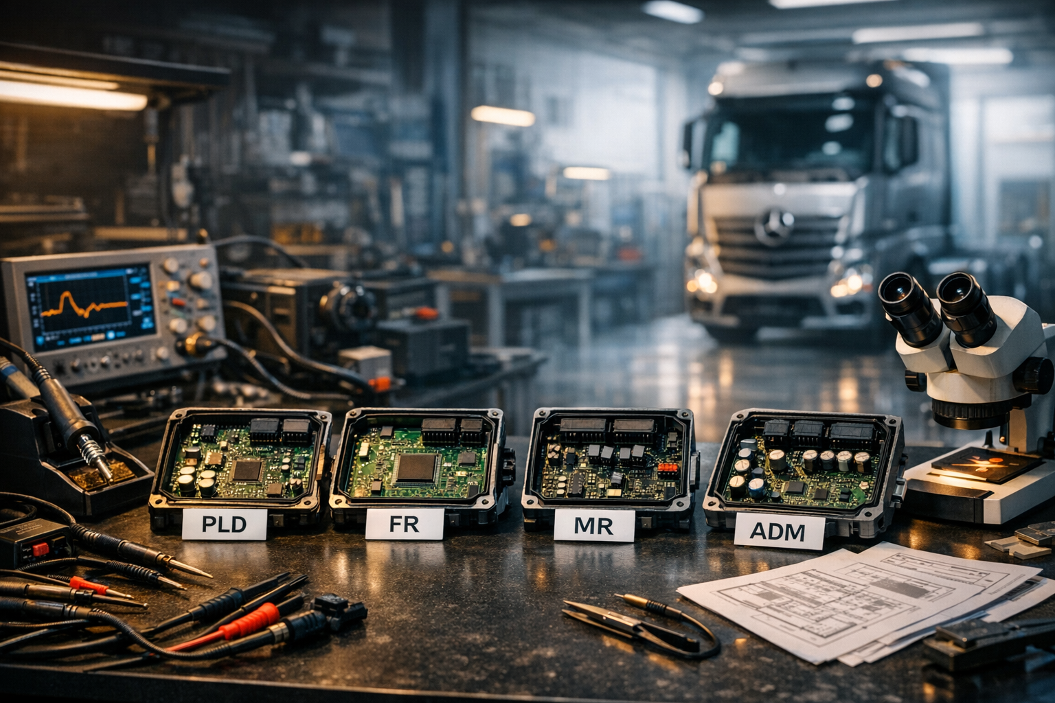 Σεμινάριο Επισκευής ECU Mercedes Trucks: PLD, FR, MR και ADM

