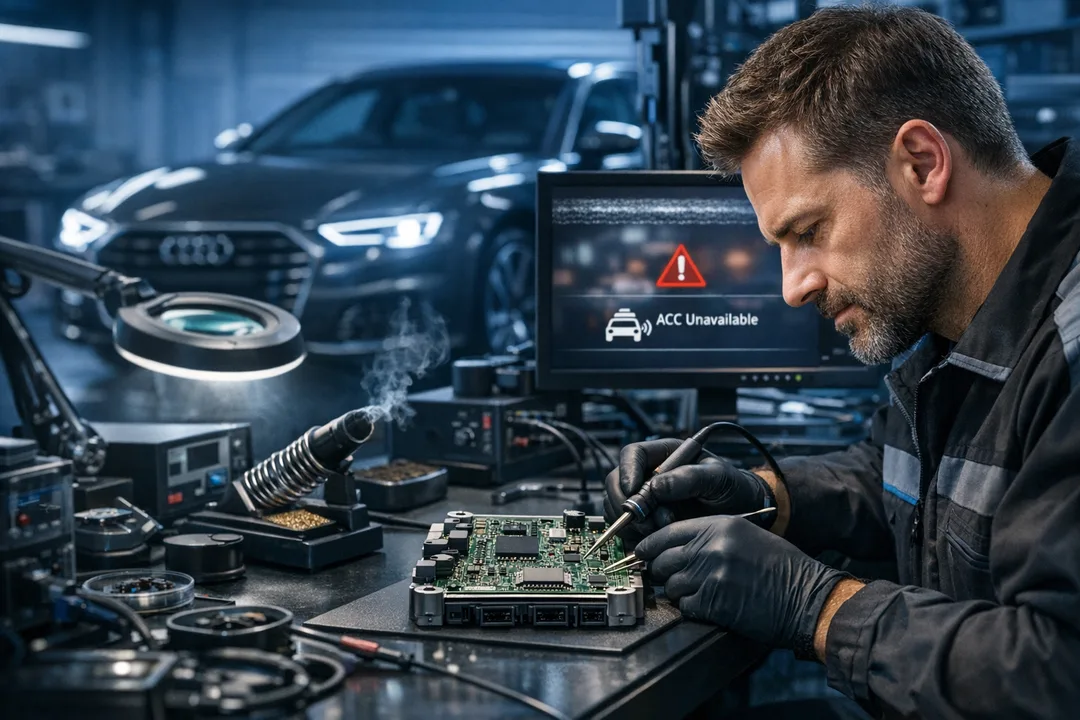 Audi C110701 Image Processing Video Line Signal Error Causes ACC Unusable