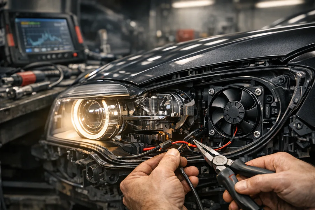 BMW 7 Series F02 LED Headlights High Beam Not Working