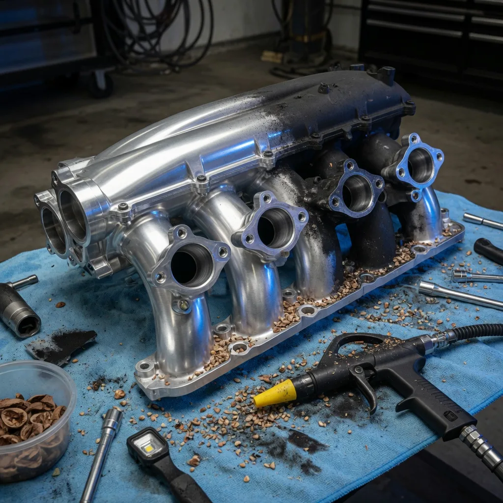 BMW intake manifold cleaning & adaptation reset
