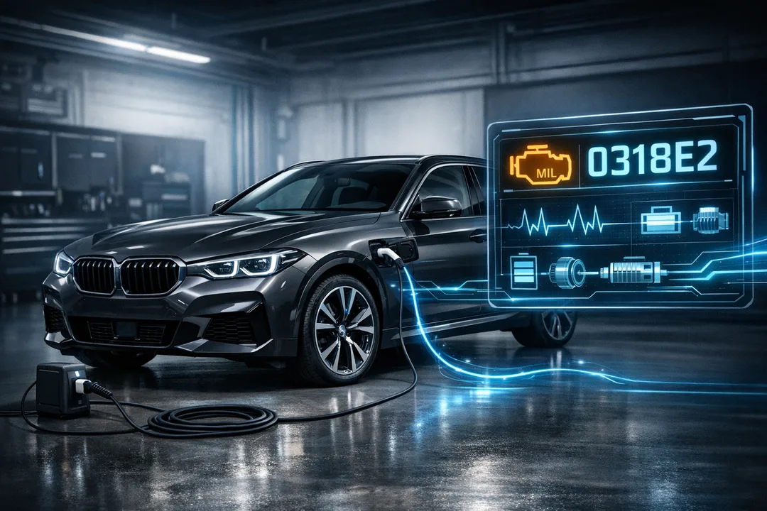 BMW PHEV Manufacturer Technical Bulletin SIB 61 23 25: MIL and 0318E2 Diagnostic Boundaries After 120V Charging