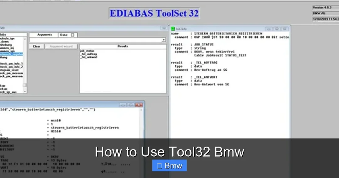 BMW Tool32 PRG File Not Opening: Common Causes and Solutions