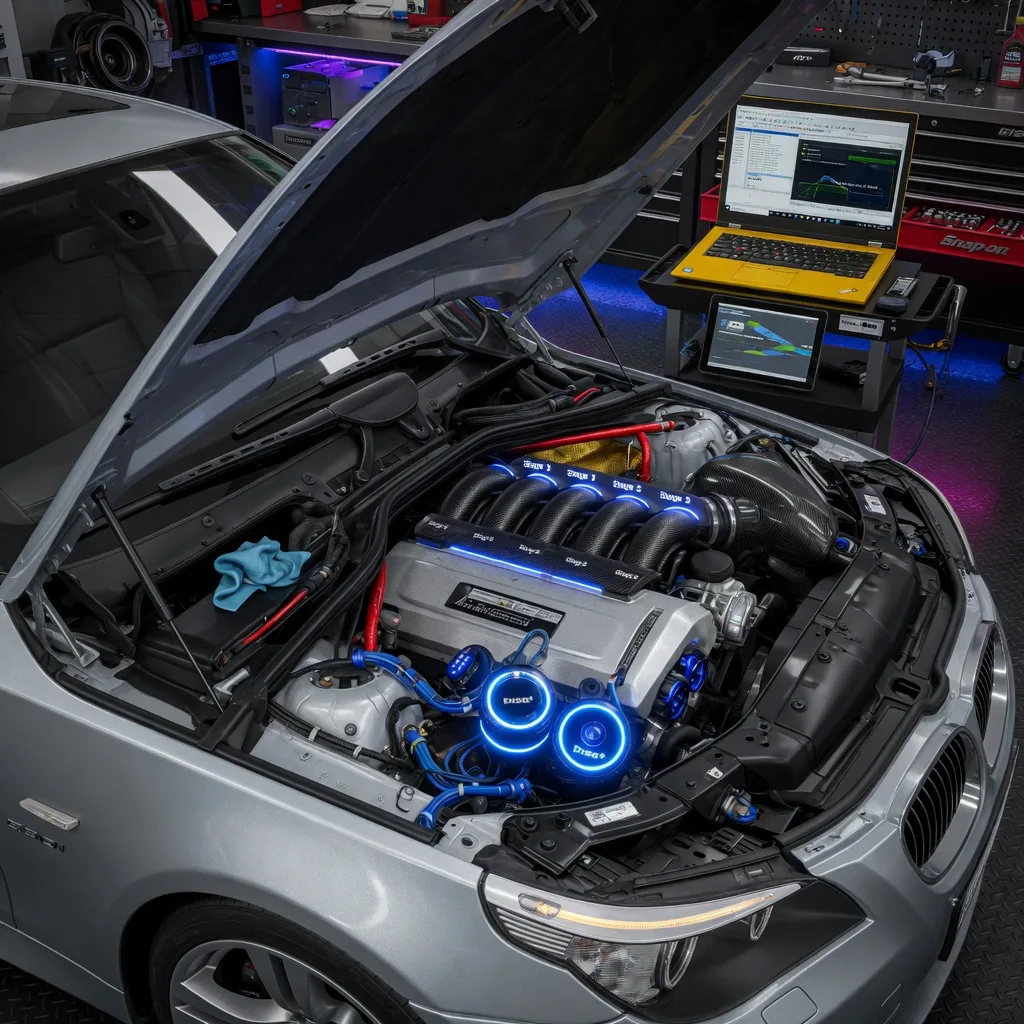 Converting a BMW 523i to a 525i
