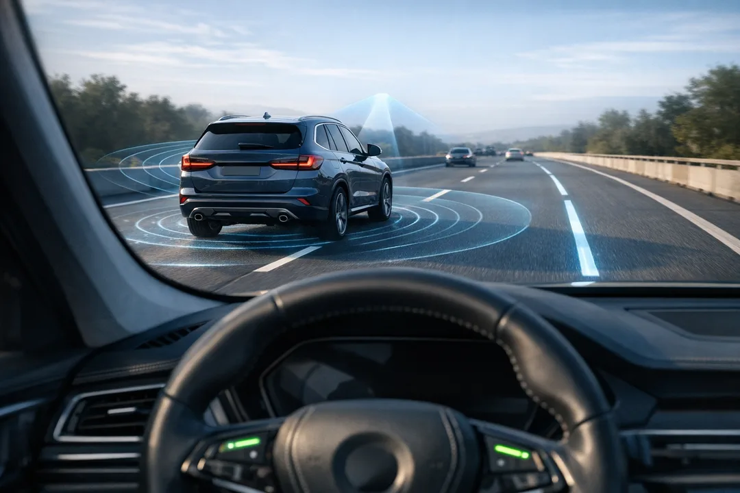 The Steering and Lane Tracing Assist system helps the driver make corrective steering interventions to stay in their lane. It also activates the 